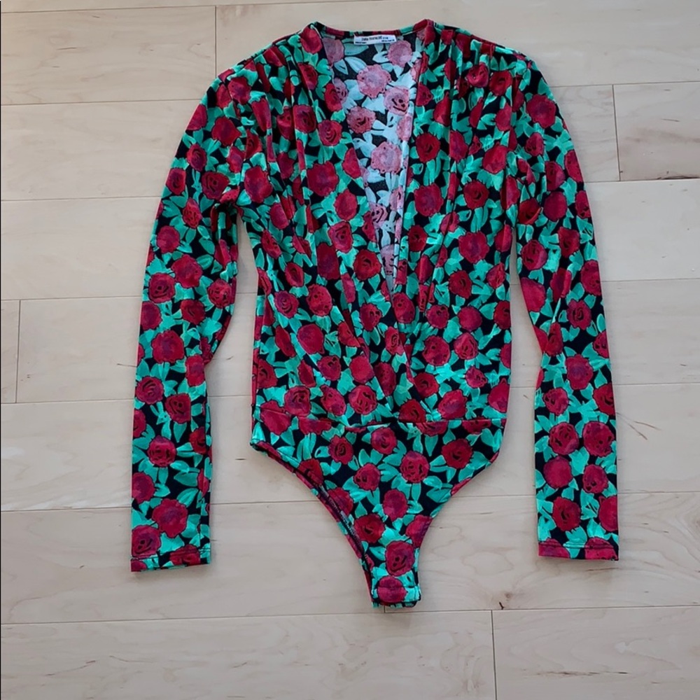 Zara Floral Bodysuit